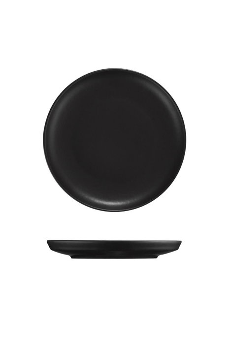 Hermia Vajilla de Porcelana de 18 Piezas Negro Mate Hermia Vajilla de Porcelana de 18 Piezas Negro Mate